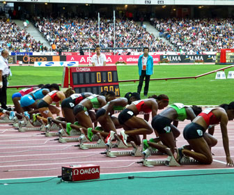 Meeting d'athlétisme Areva 2011 - 100 mètres Femmes