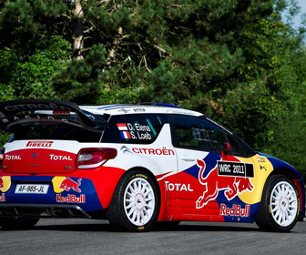 Citroën DS3 WRC 2011 - cliché de l'arrière